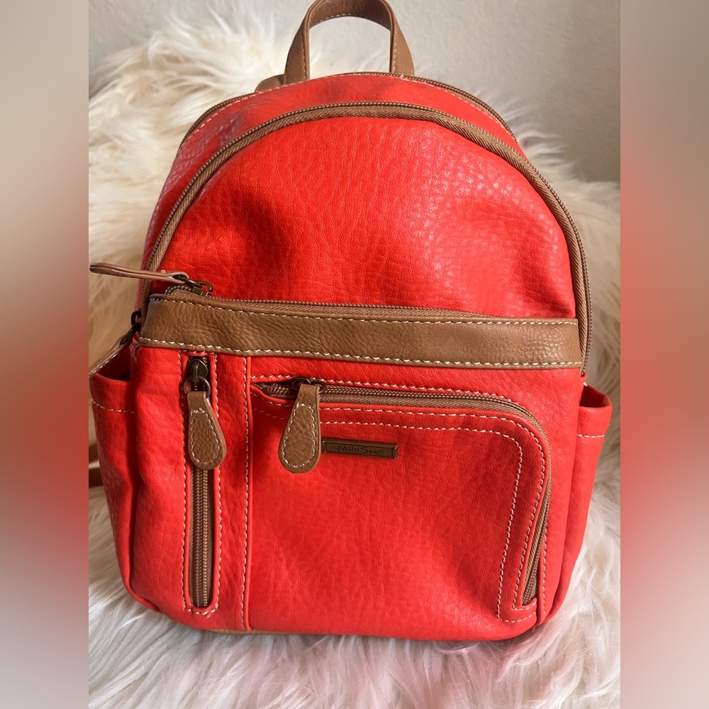 Multisac. - Adele Orange Pebbled High Quality Veg… - image 1